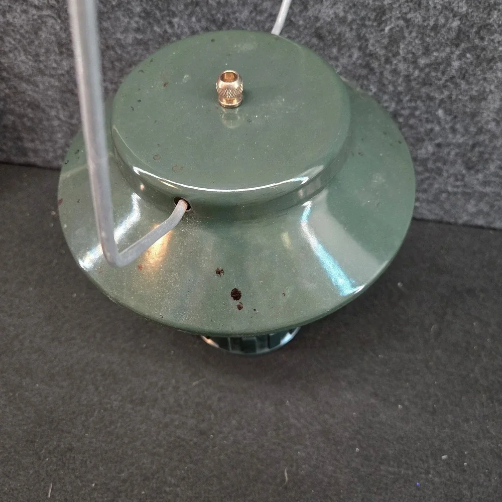 Vintage Coleman 5154B700 Electronic Ignition Propane Lantern w/ Red Case